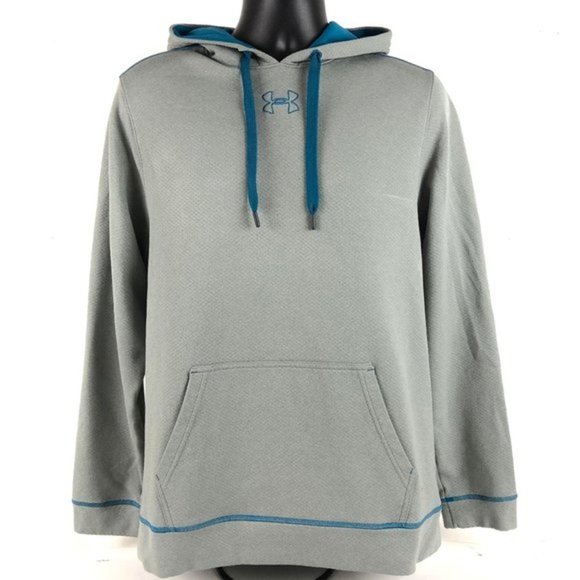 Under Armour Mens Gray Loose Pullover Hoodie sweat - Picture 1 of 8